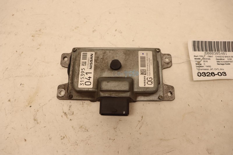 2016-2018 NISSAN MAXIMA A/T CVT TRANSMISSION CONTROL MODULE UNIT OEM