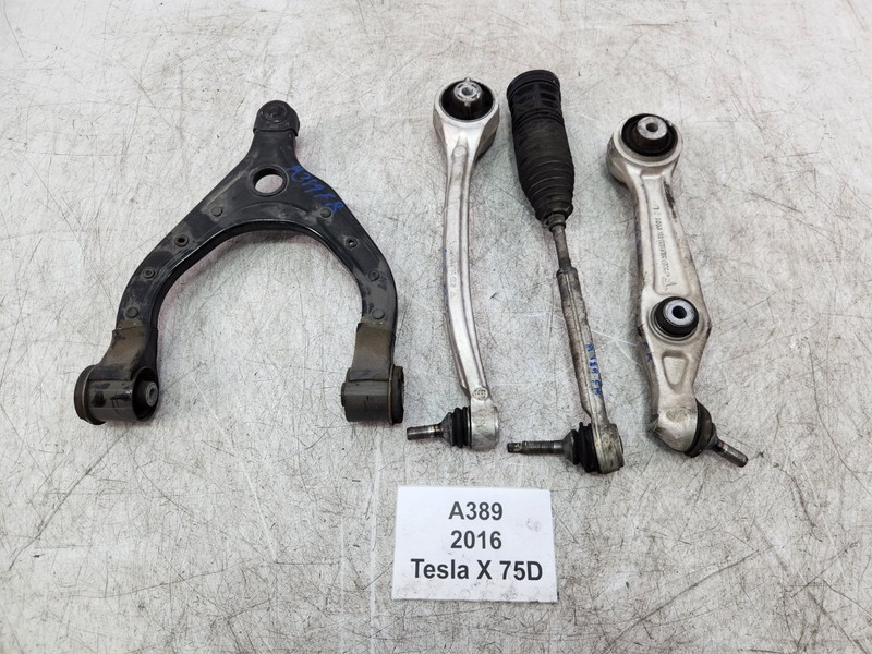 ✅ 16-20 OEM Tesla Model X Front Right Passenger Side Control Arm Tie Rod SET