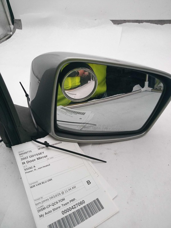 2007 Honda Odyssey Right Door Mirror Assembly Blue OEM Used 154K Miles