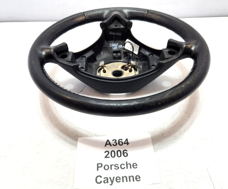 ✅ 03-10 OEM Porsche Cayenne 955 957 Steering Wheel Leather Black*