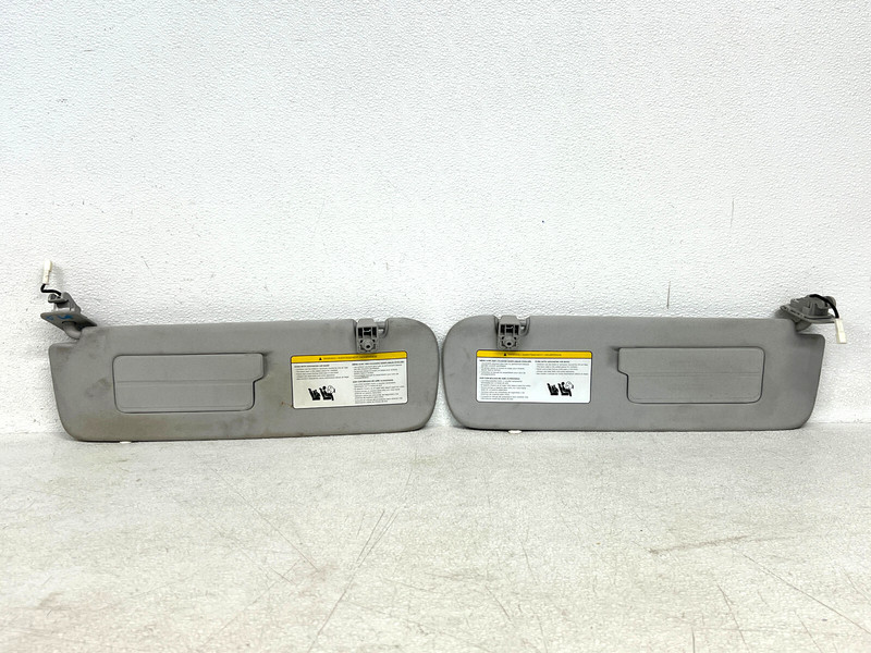 ⭐2017-2023 TESLA MODEL 3 FRONT LEFT/RIGHT SUNVISOR SHADE W/MIRROR SET LOT2616