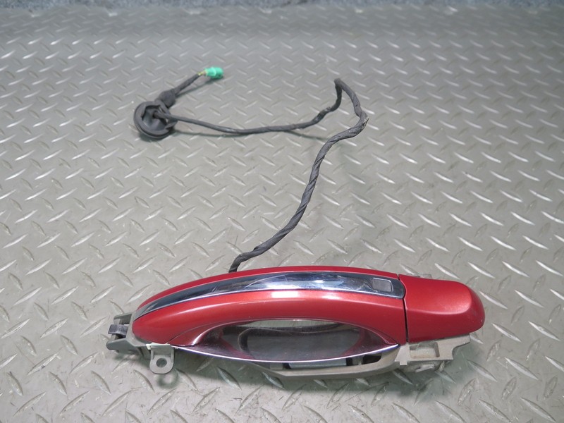 2006-2012 BENTLEY FLYING SPUR FRONT RIGHT PASS SIDE EXTERIOR DOOR HANDLE RED