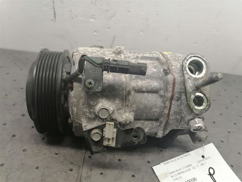 Air Conditioner AC Compressor With Rear AC Opt C69 Fits 17-20 ACADIA 1173537