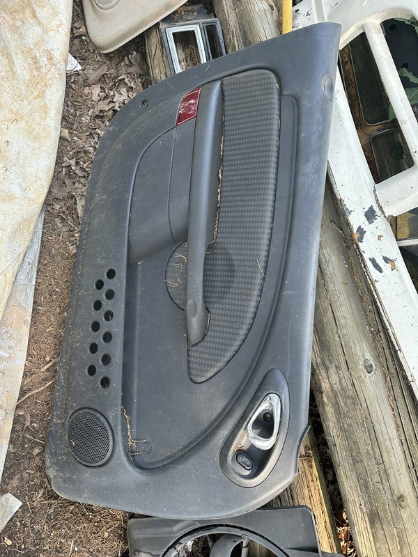 01-10 CHRYSLER PT CRUISER Dark Gray FRONT LH INTERIOR DOOR PANEL - Trim Card