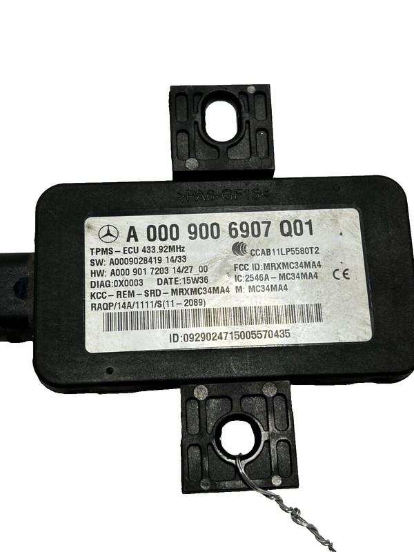 2014-20 MERCEDES W222 S550 TPMS TIRE PRESSURE MONITORING CONTROL MODULE OEM