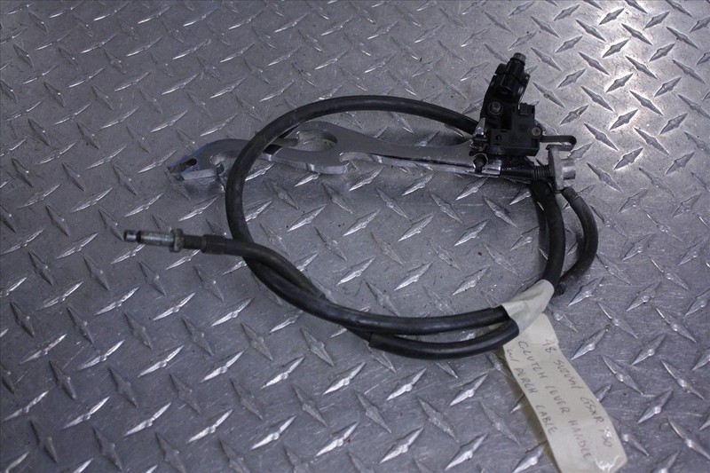 1998 SUZUKI GSX R 750 CLUTCH LEVER HANDLE W/ PERCH CABLE WIRE GSXR750 98
