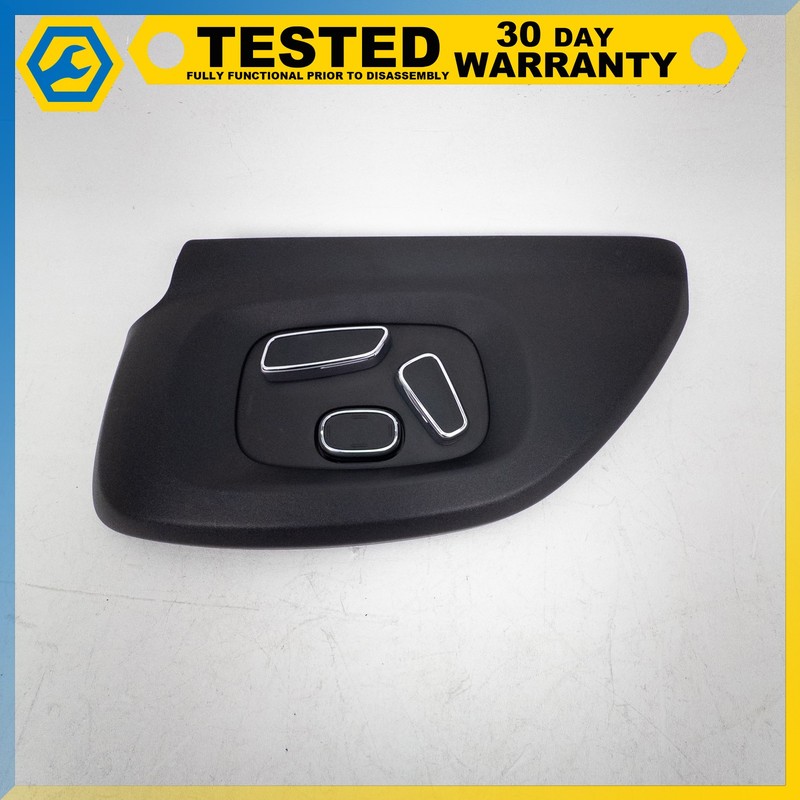 10-15 JAGUAR XJ XJR FRONT RIGHT PASSENGER SEAT CONTROL SWITCH W/ TRIM COVER OEM