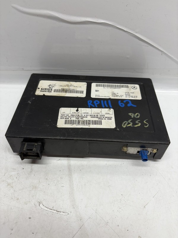 07-09 Mercede W221 S550 S65 AMG CL550 Sirius Satellite Radio Module Receiver