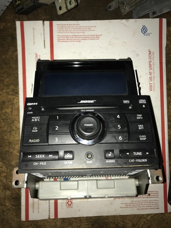 MS-U33 2007-2007 Nissan Maxima Am Fm Cd Player Radio Receiver K4CJI