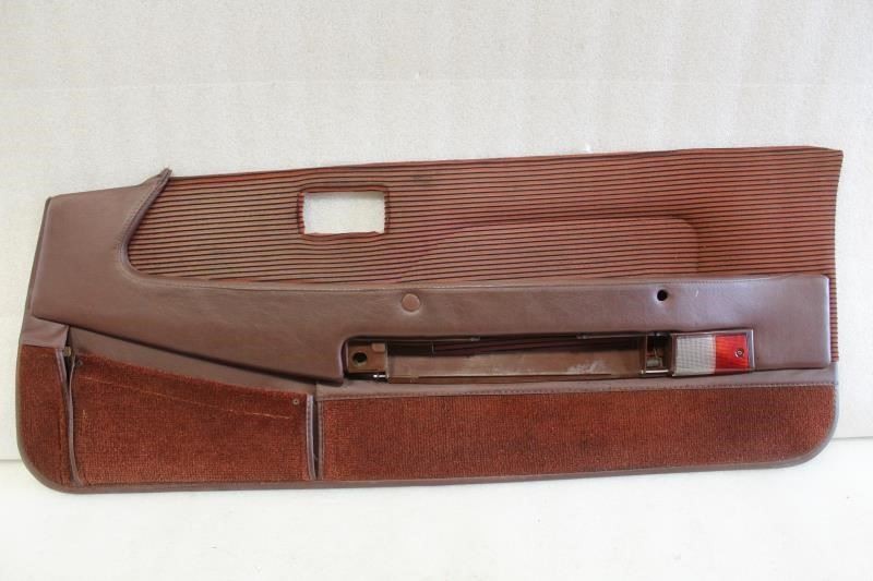1982 1983 1984 1985 1986 TOYOTA SUPRA RIGHT PASSENGER DOOR TRIM PANEL RED CLOTH
