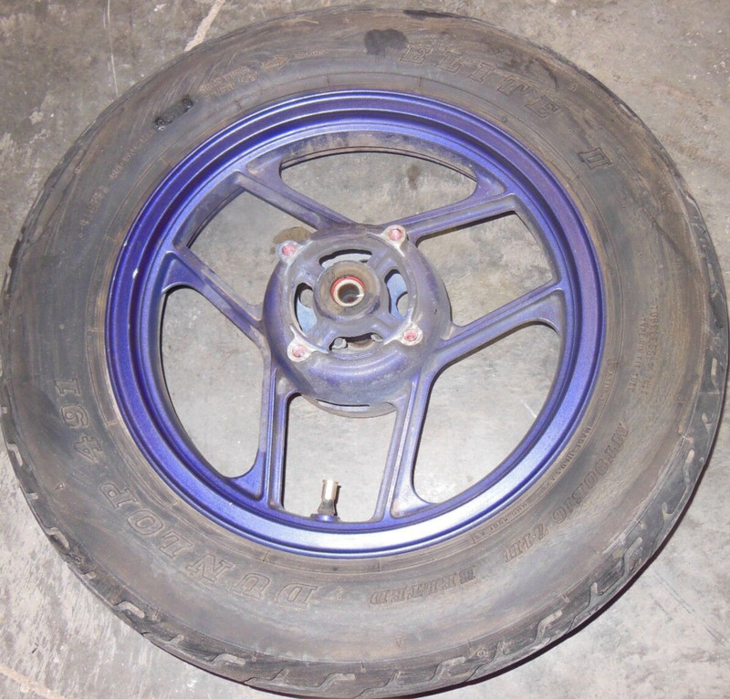 2000 Kawasaki Ninja EX250 EX 250 F EX250F Rear Back Rim Wheel Tire 90-16 16" #58
