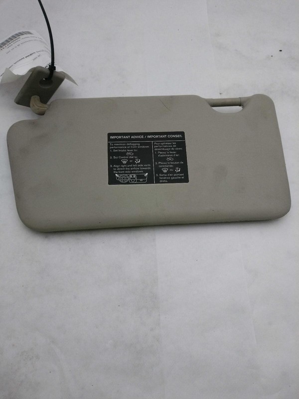 2015 Nissan Versa Silver Used Sun Visor - OEM Replacement Part 362551