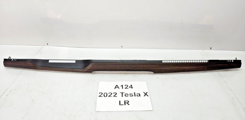 ✅ 2021-2023 OEM Tesla Model X Dashboard Instrument Panel Decor Trim Molding Wood