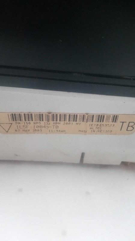 2003 Ford Ranger Speedometer Gauge OEM White 344319 203K Miles