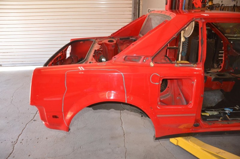 Passenger Right Rear Quarter Panel Assembly Fits 85-89 MR2