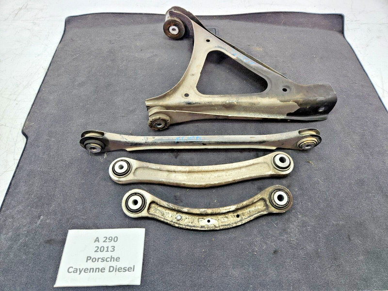 ✅ 11-18 OEM Porsche Cayenne 958 Diesel Rear Left Driver Side Control Arm SET