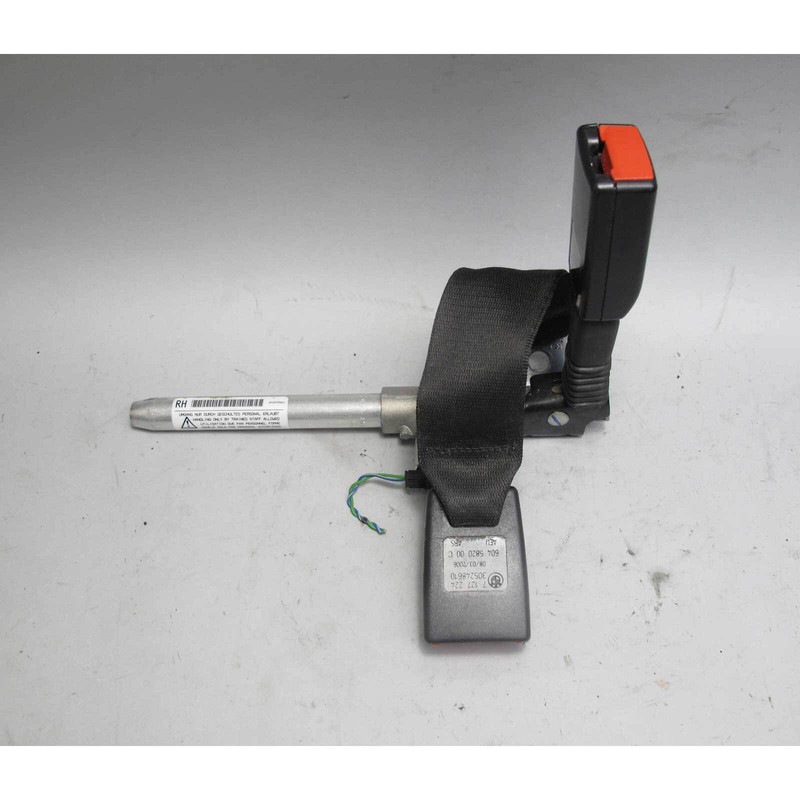 2006-2009 BMW E90 E91 3-Series Rear Seat Right Lower Safety Belt Buckle Pass OEM