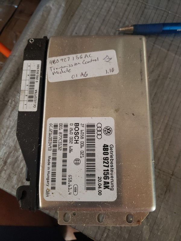 Audi A6 S6 C5 4B 2000 Petrol Gearbox control unit/module 4B0927156AC 0260002598