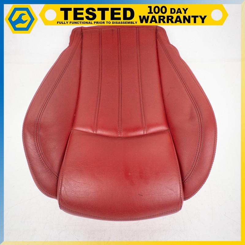 08-19 MASERATI GRANTURISMO FRONT RIGHT SIDE LOWER BOTTOM SEAT CUSHION RED OEM