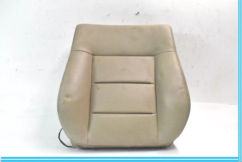 10-16 Mercedes W212 E350 E400 Front Right Side Top Upper Seat Cushion Beige OEM