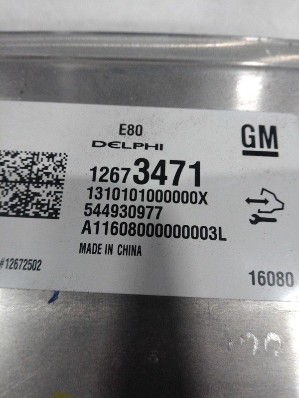 Used Engine Control Module (ECM) fits: 2016 Buick Envision Electronic Control Mo