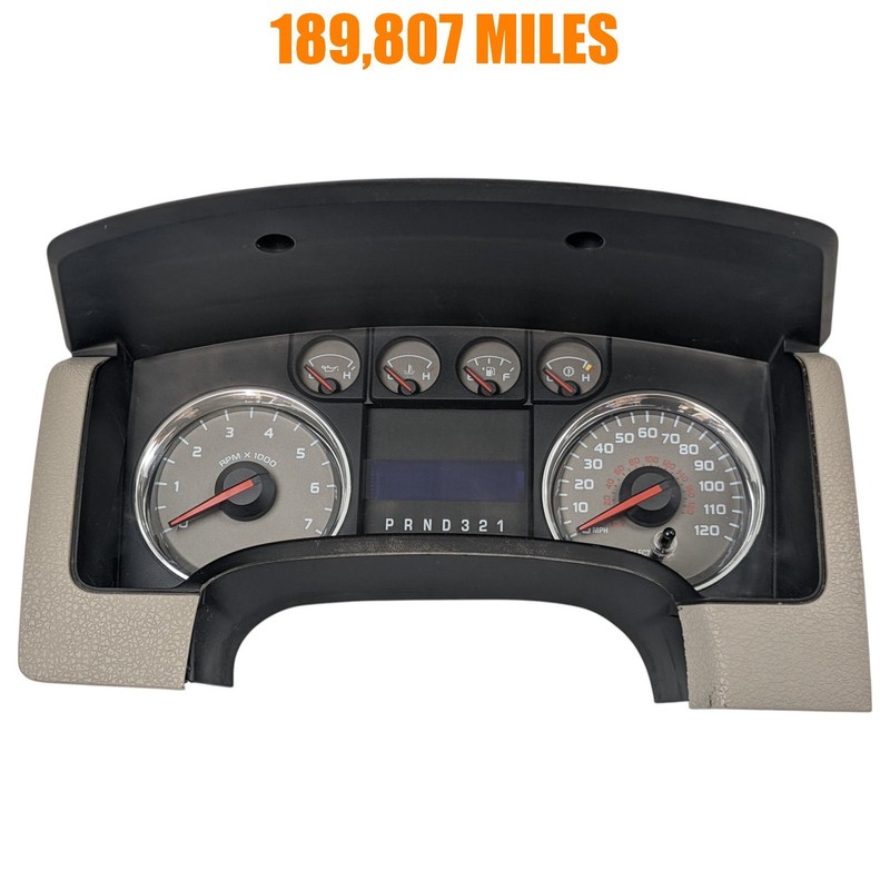 2010 Ford F150 STX XL Speedometer Speedo Instrument Cluster MPH Bezel Trim 189K