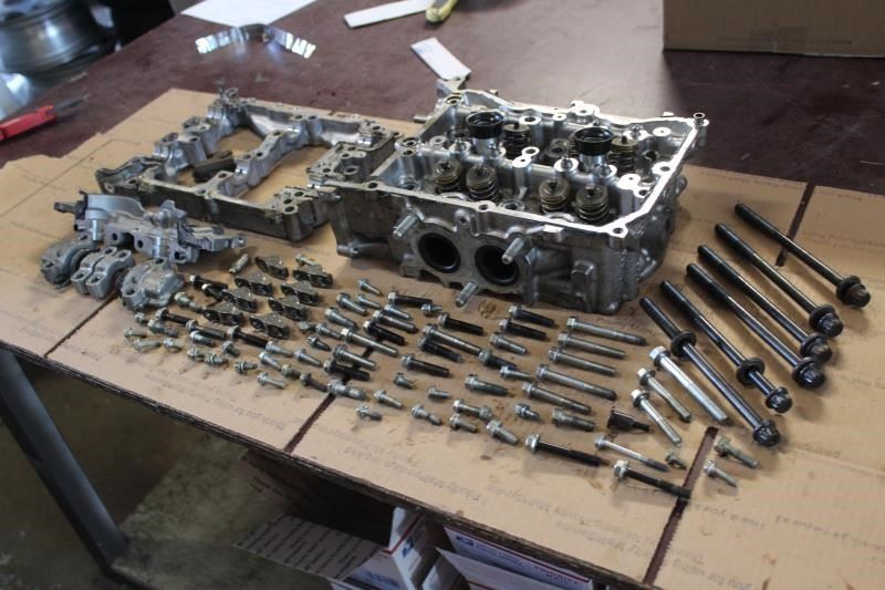 2015-2019 SUBARU LEGACY OUTBACK MOTOR ENGINE CYLINDER HEAD LEFT SIDE 2.5L
