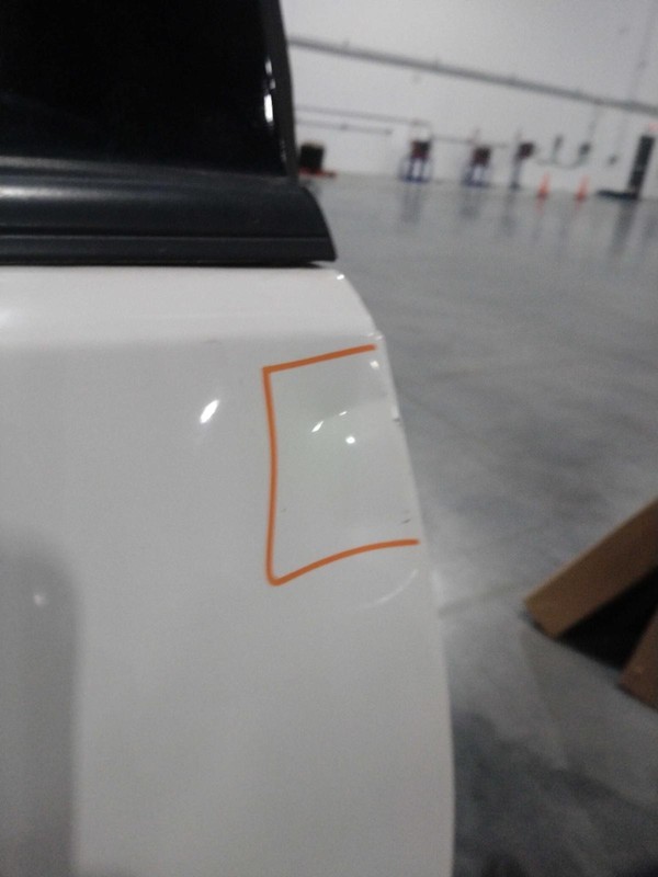 2010 Ford Explorer Rear Right Door White Small Dent 320297 NJ25-22197-558887