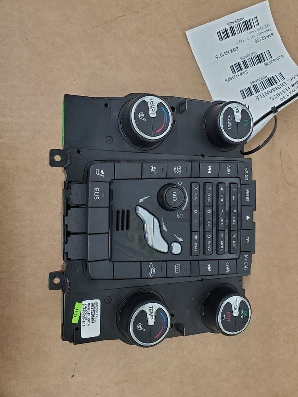 Audio Equipment Radio S60 Control Panel Fits 11-13 VOLVO 60 SERIES 294455