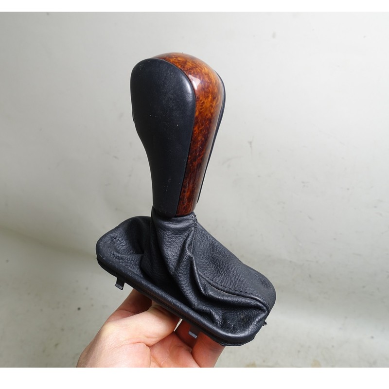 BMW E39 5-Series Automatic Shifter Knob Boot Vavona Wood 1997-2003 OEM
