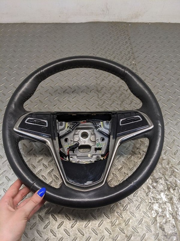 2013-2018 Cadillac ATS Black Leather Steering Wheel OEM 1165292