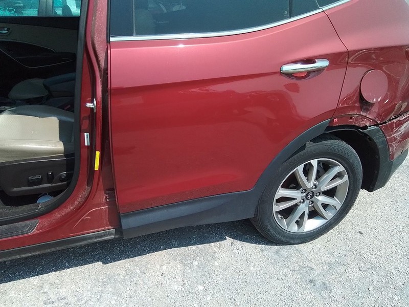 Driver Rear Side Door Electric Privacy Tint Glass Fits 13-18 SANTA FE 3492291