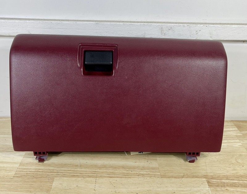 1992-1996 Ford F-150 F-250 Dash Glove Box Latch Lock Storage Compartment Red OEM