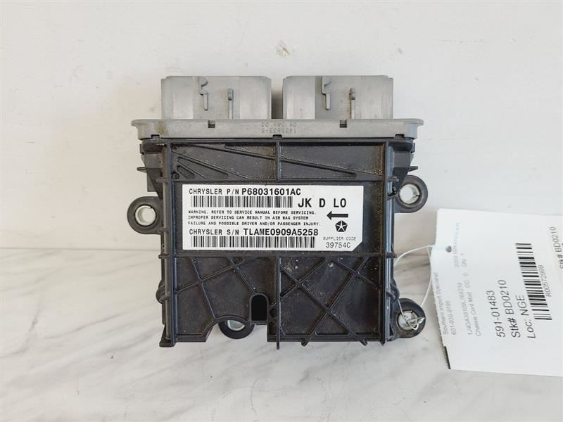 Chassis ECM Below Passenger Side Front Seat Fits 08-09 WRANGLER 572999