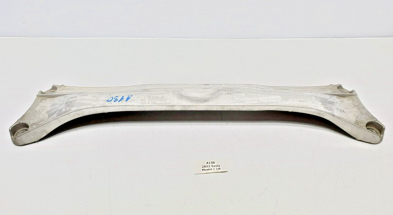 ✅ 21-23 OEM Tesla Model X S Rear Axle Subframe Crossmember Stiffener Bracket 36k