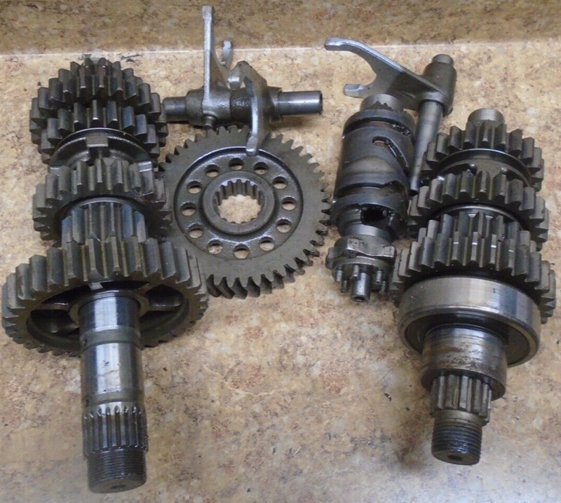 1998 Suzuki Marauder VL800 VL 800 Engine Transmission Gears Shift Drum Fork 98