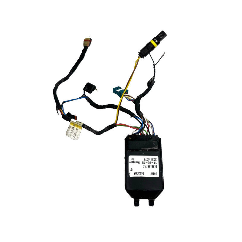 📌 14-20 BMW 430i EXTERIOR RIGHT MIRROR WIRING HARNESS MEMORY HEATED 7443908 OEM