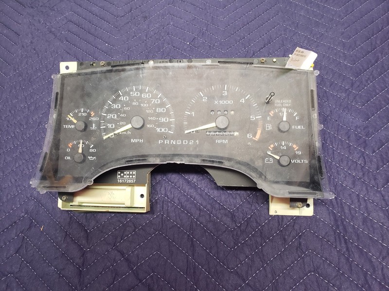 1995 1996 1997 Chevy S10 Blazer GMC Sonoma Jimmy speedometer tach cluster 151k