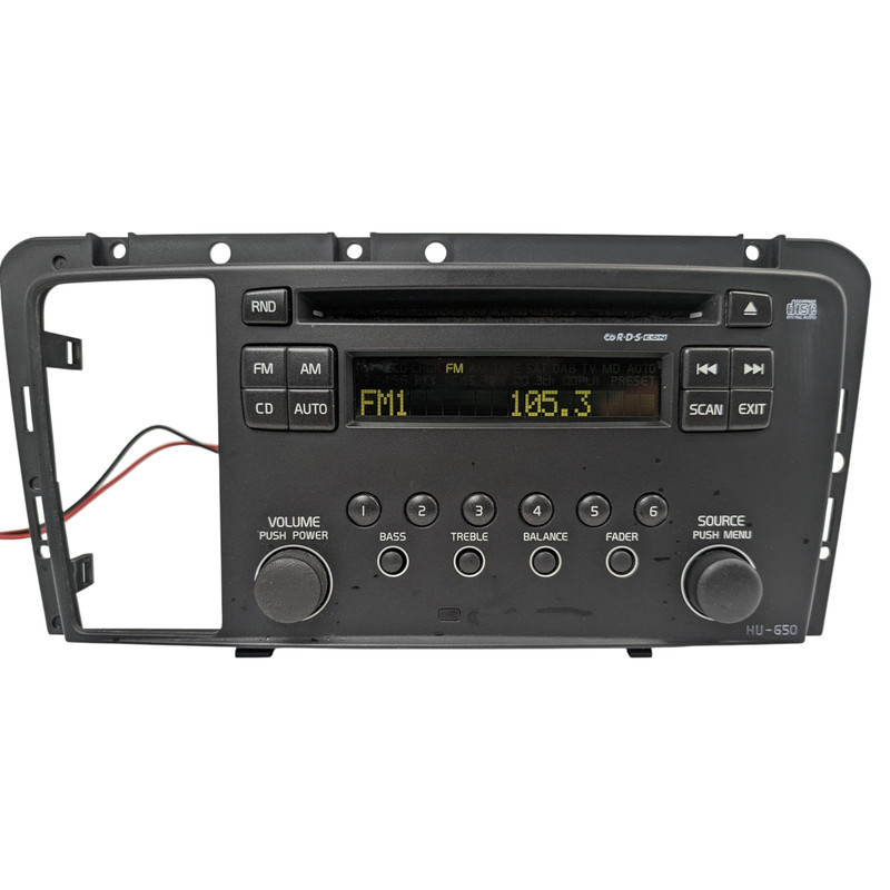 2005-2009 Volvo S60 AM FM CD Player Radio Receiver HU-650 30745812-1