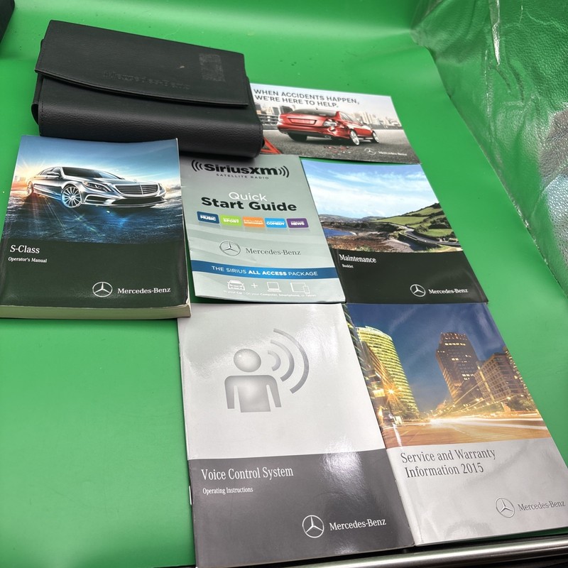 2015 MERCEDES S CLASS OWNERS MANUAL S400 S550 S600 S63 S65 AMG 4Matic
