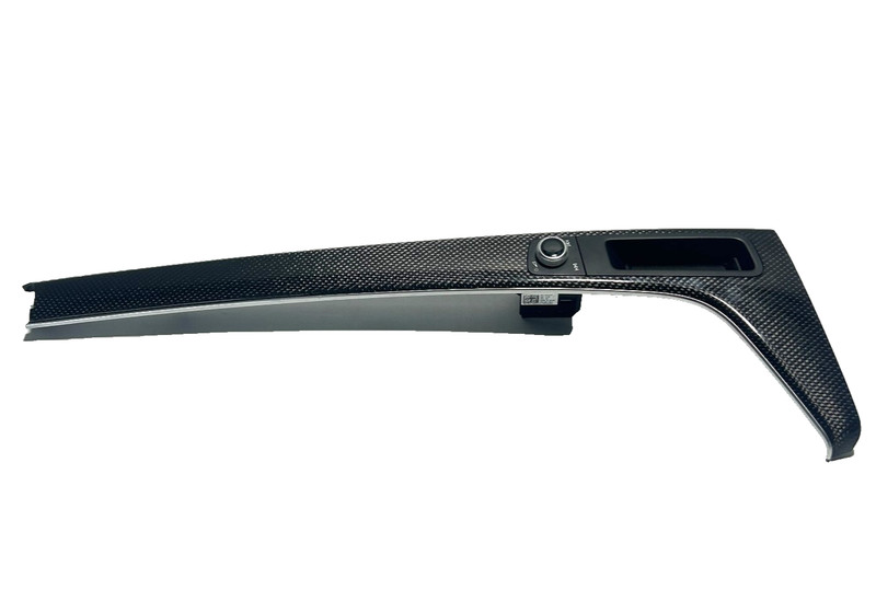 π 17-25 AUDI S4 A4 S5 CENTER CONSOLE CARBON FIBERSWITCH MOLDING TRIM OEM