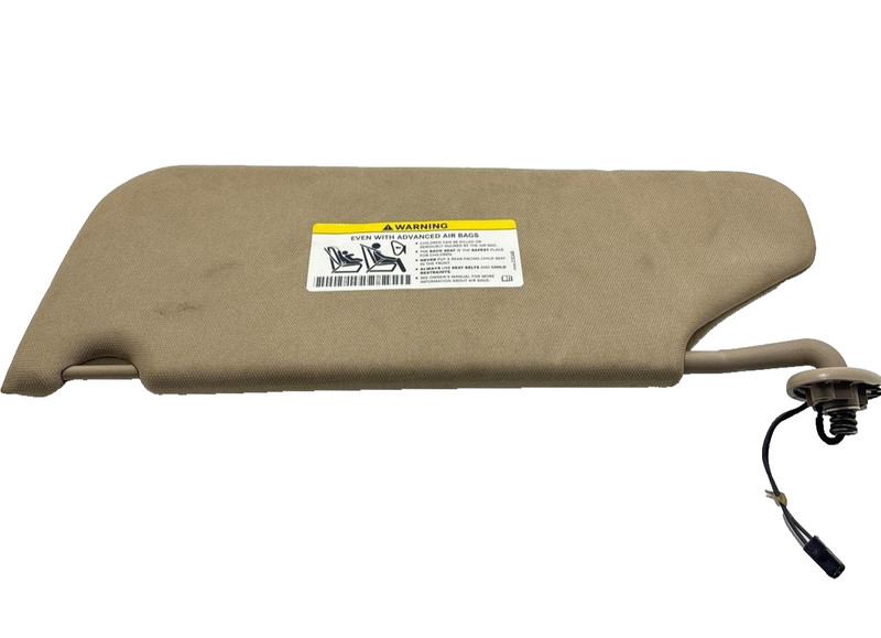 Chrysler 200 RH Passaenger illumination Sun Visor Tan 2013 P/N 1GW15DX9AA