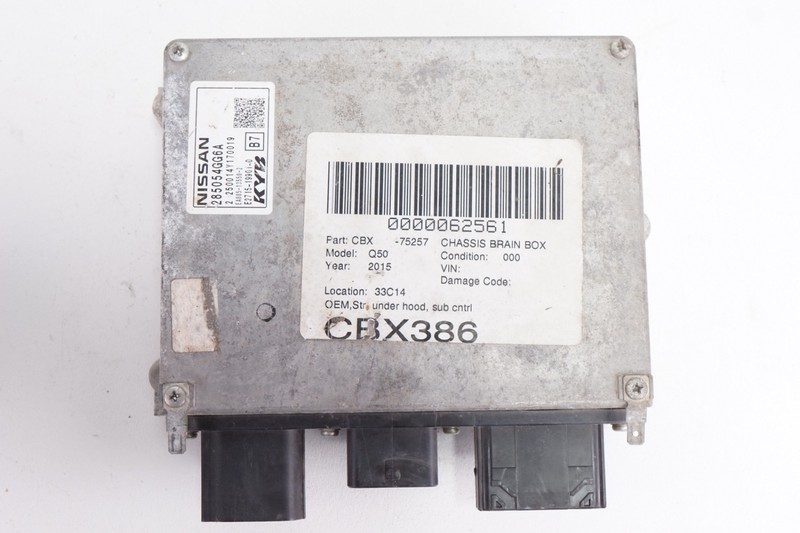 INFINITI Q50 Power Steering Control Module Computer OEM 2014 - 2016