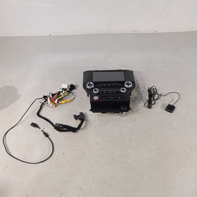 2015 Mustang GT Radio Audio Hvac Panel W/ Aftermarket Display Screen Aa7490