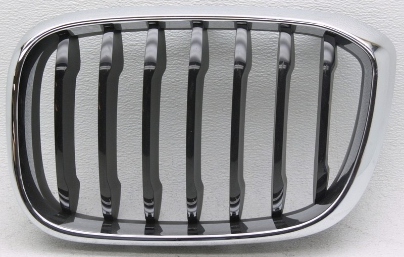 OEM Left Driver Side Grille For BMW X3 Chrome and Black 51-13-7-397-465-09