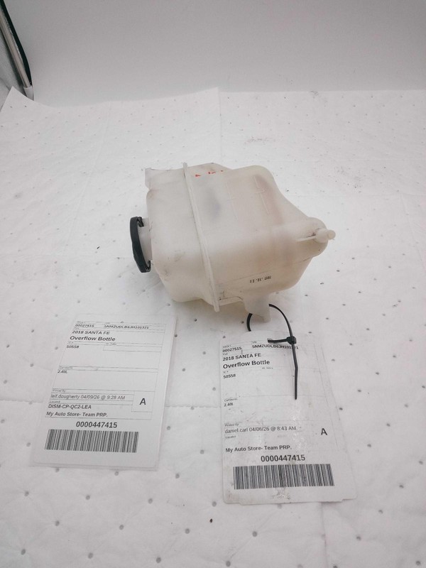 2018 Hyundai Santa Fe Engine Coolant Reservoir OEM Grey 2.40L 63K Miles