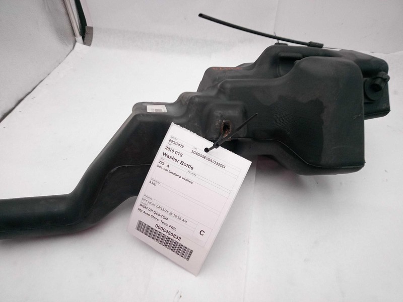 2010 Cadillac CTS Washer Fluid Reservoir OEM Silver 3.60L 156K Miles