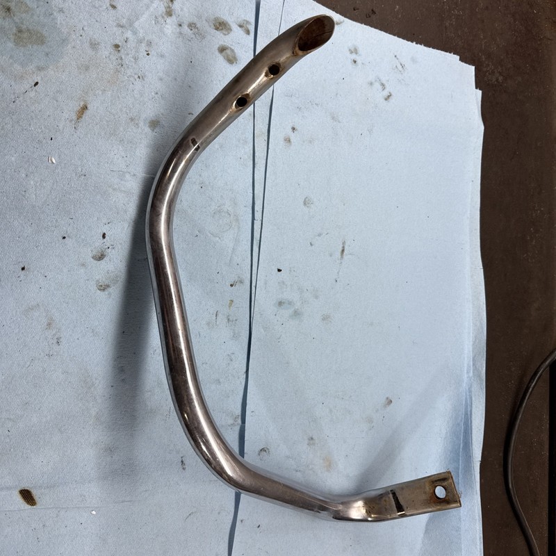 Vintage Yamaha G1 Two Stroke Gas Golf Cart Seat Chrome Grab Handle Right Side
