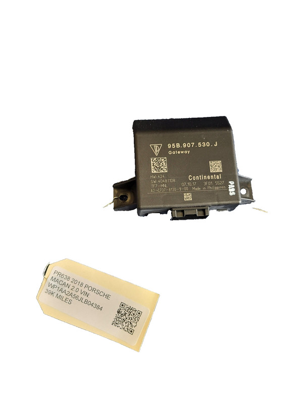 Used Oem Porsche Gateway Control Module 95B907530J for 2015-2018 Macan 2.0L AWD