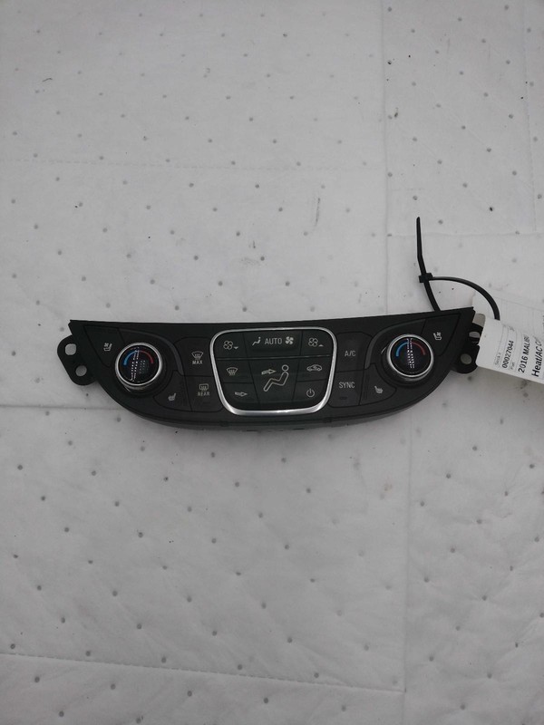 2016 Chevrolet Malibu A/C Selector Switch OEM Grey 105K Miles NJ25-27044-690759